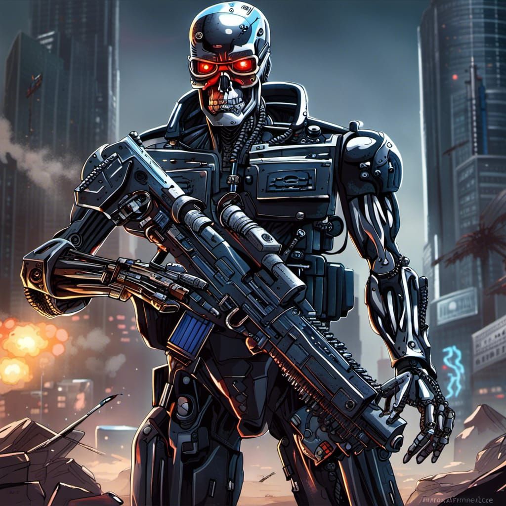 Terminator anime 😍