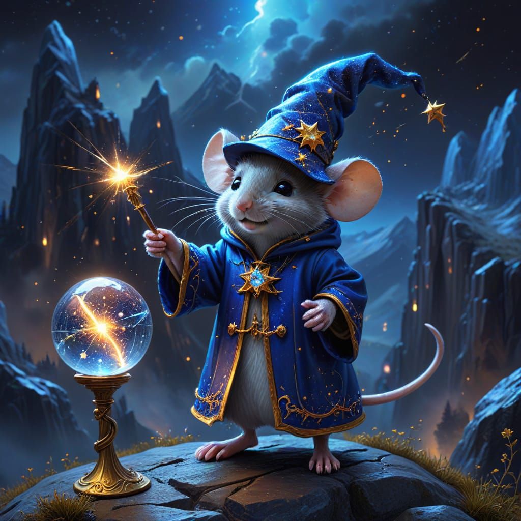 “The Wizard of Whiskerby and the Enchanted Orbuculum"