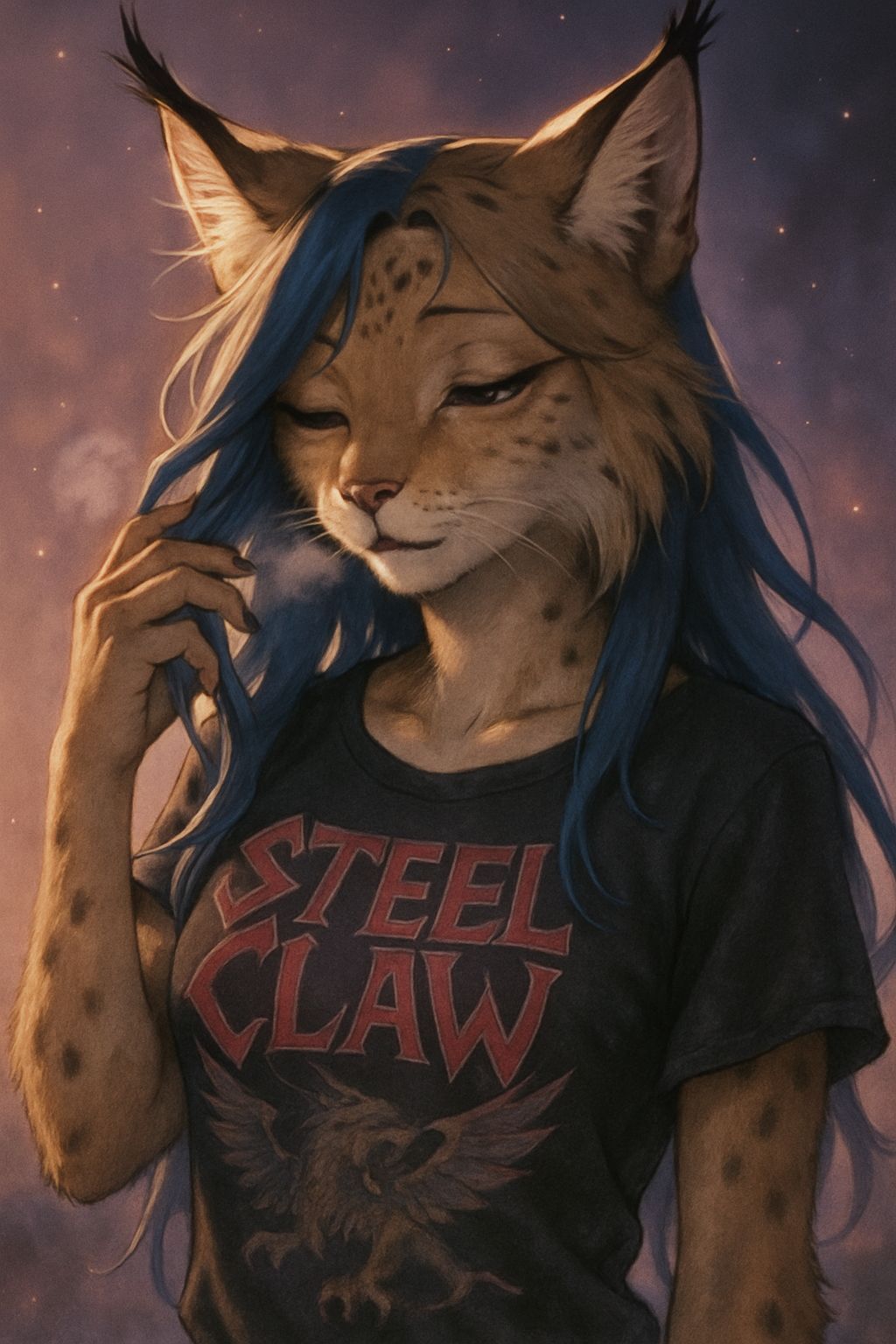 Enchanted Metal Muse in Soft Anime Style