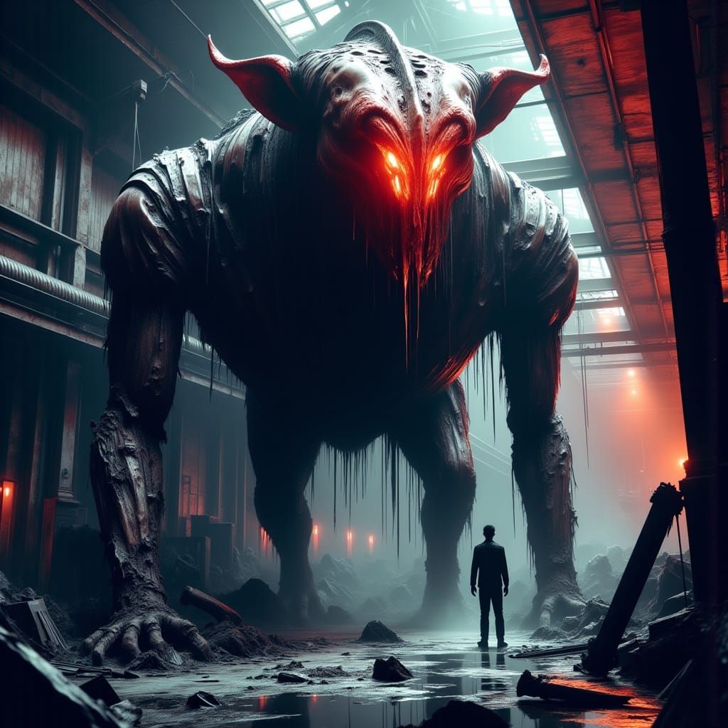 Dystopian Warehouse: Humans in Distress