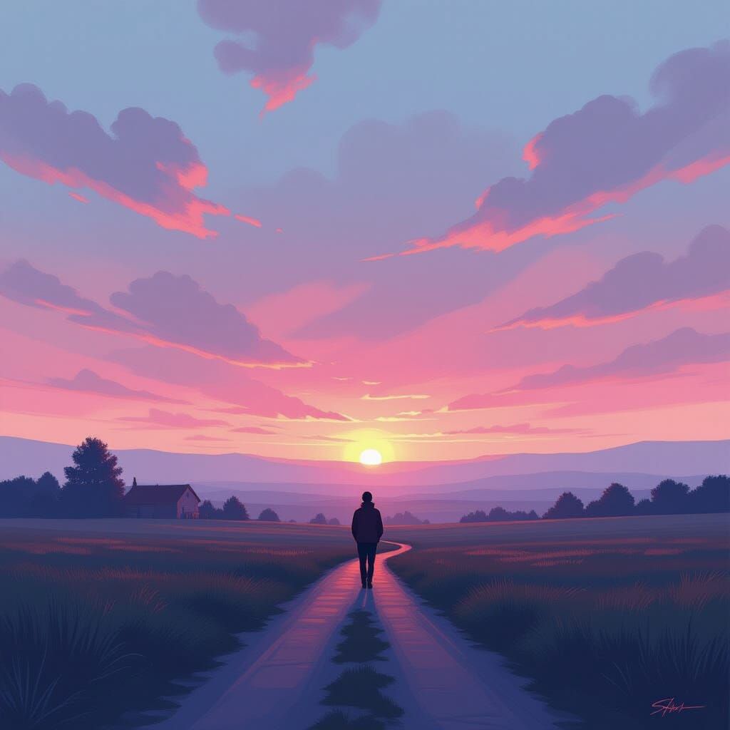 Ethereal Scene Inspired by Surreal and Vibrant Styles