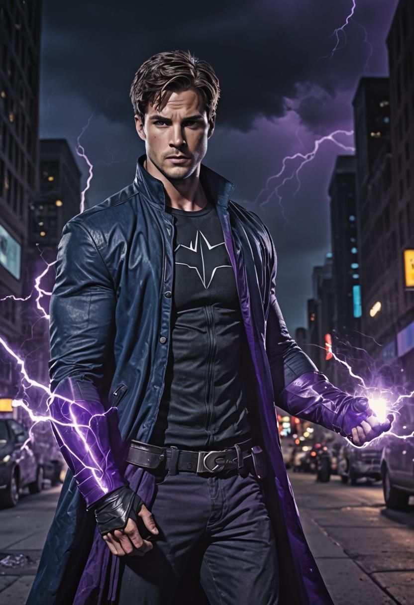 Vigilante Superhero Concept Art in Chicago