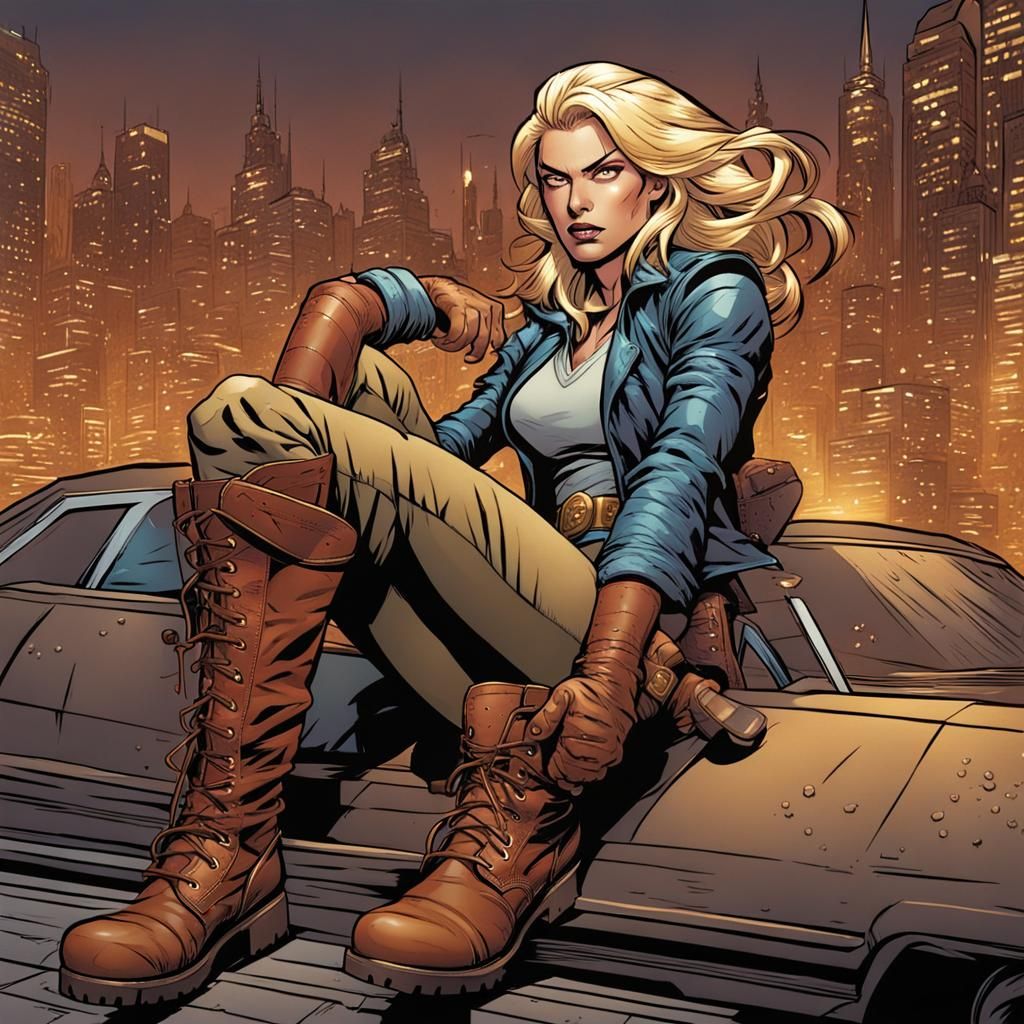 Comic Book Villain in Mark Brooks Style