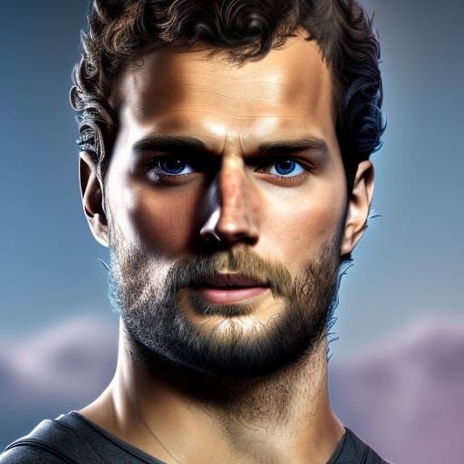 Jamie Dornan Henry Cavill Fusion: Detailed Matte Painting