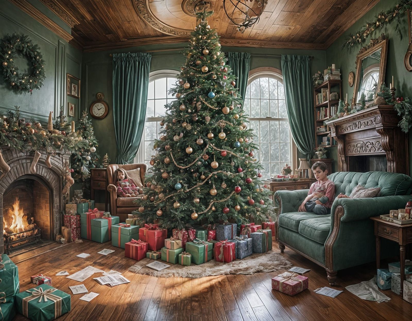 Midwestern Christmas Chaos in Steampunk Style