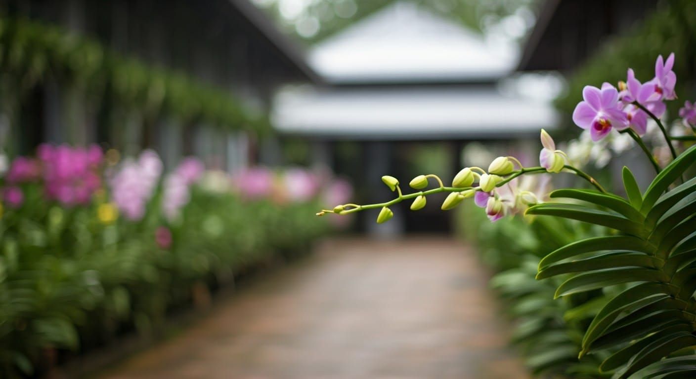 Myanmar Orchid Garden Florist in Colonial Style
