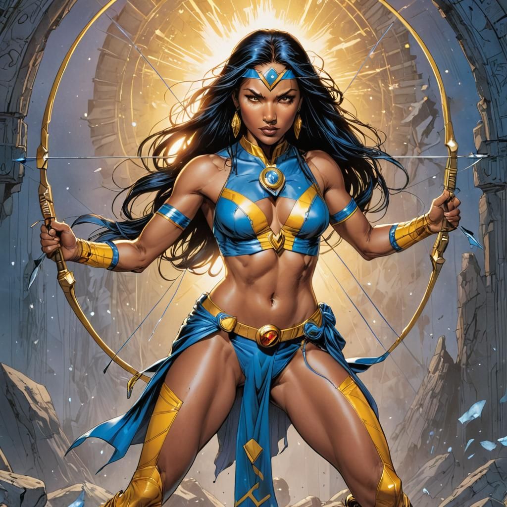 Mirage of the X-Men with Energy Bow