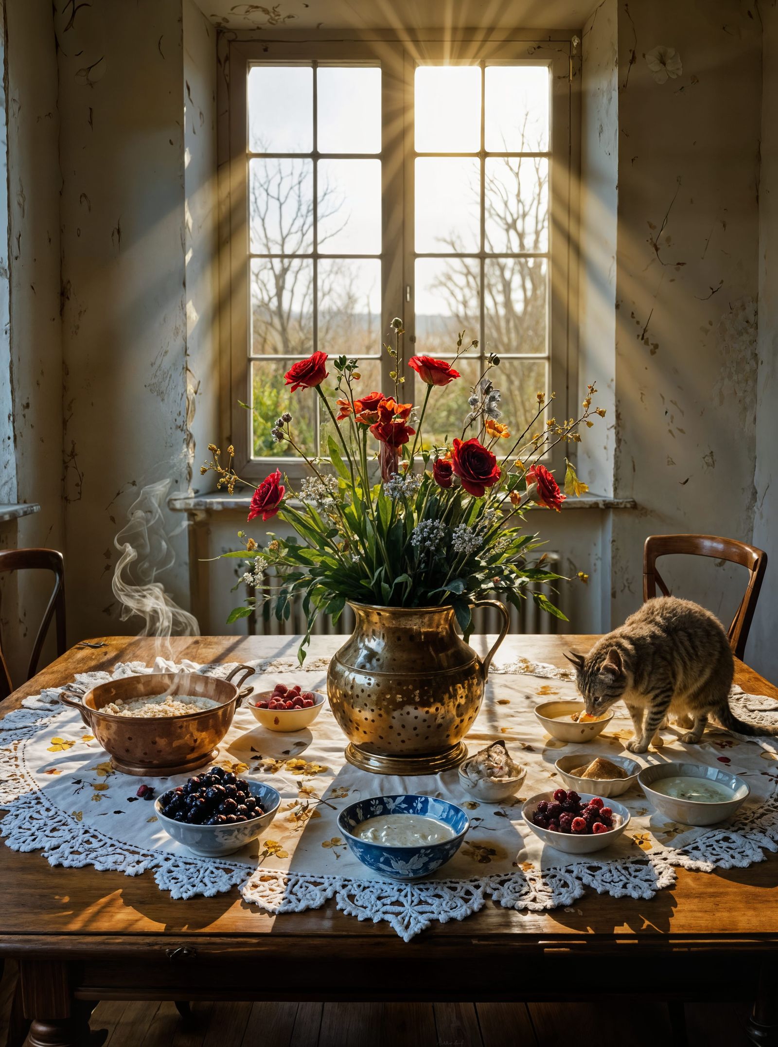 drinking the cream...