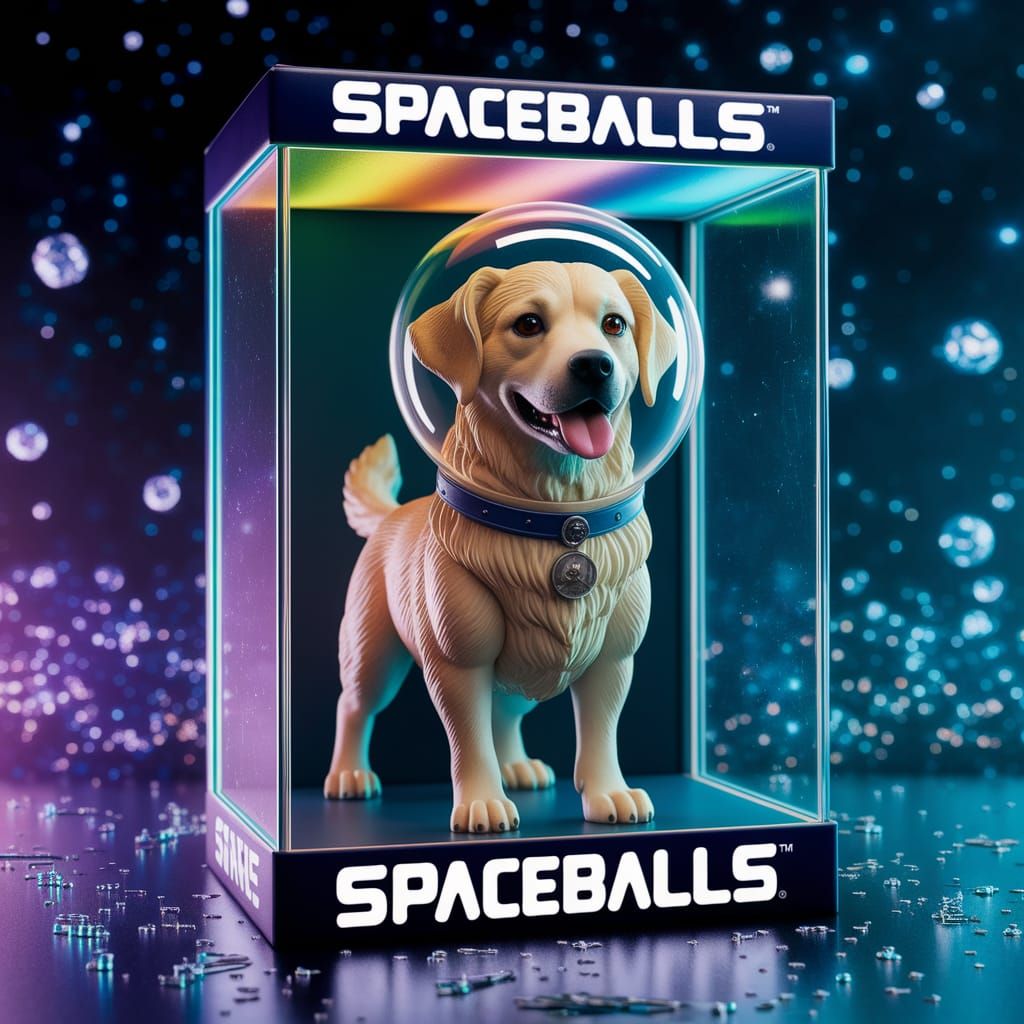 Spaceballs-Inspired Barf Action Figure in Vibrant Paper Box