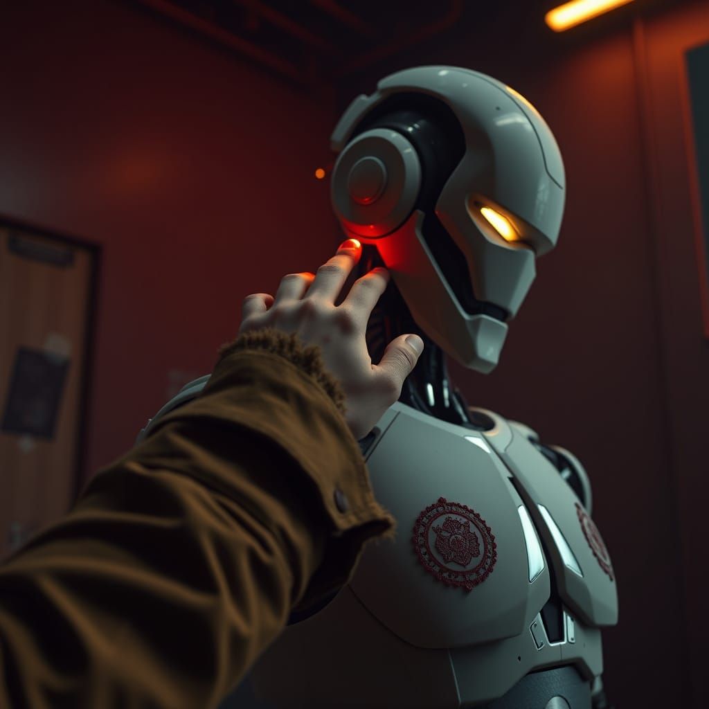 Human Touch Ignites Lifeless Robot