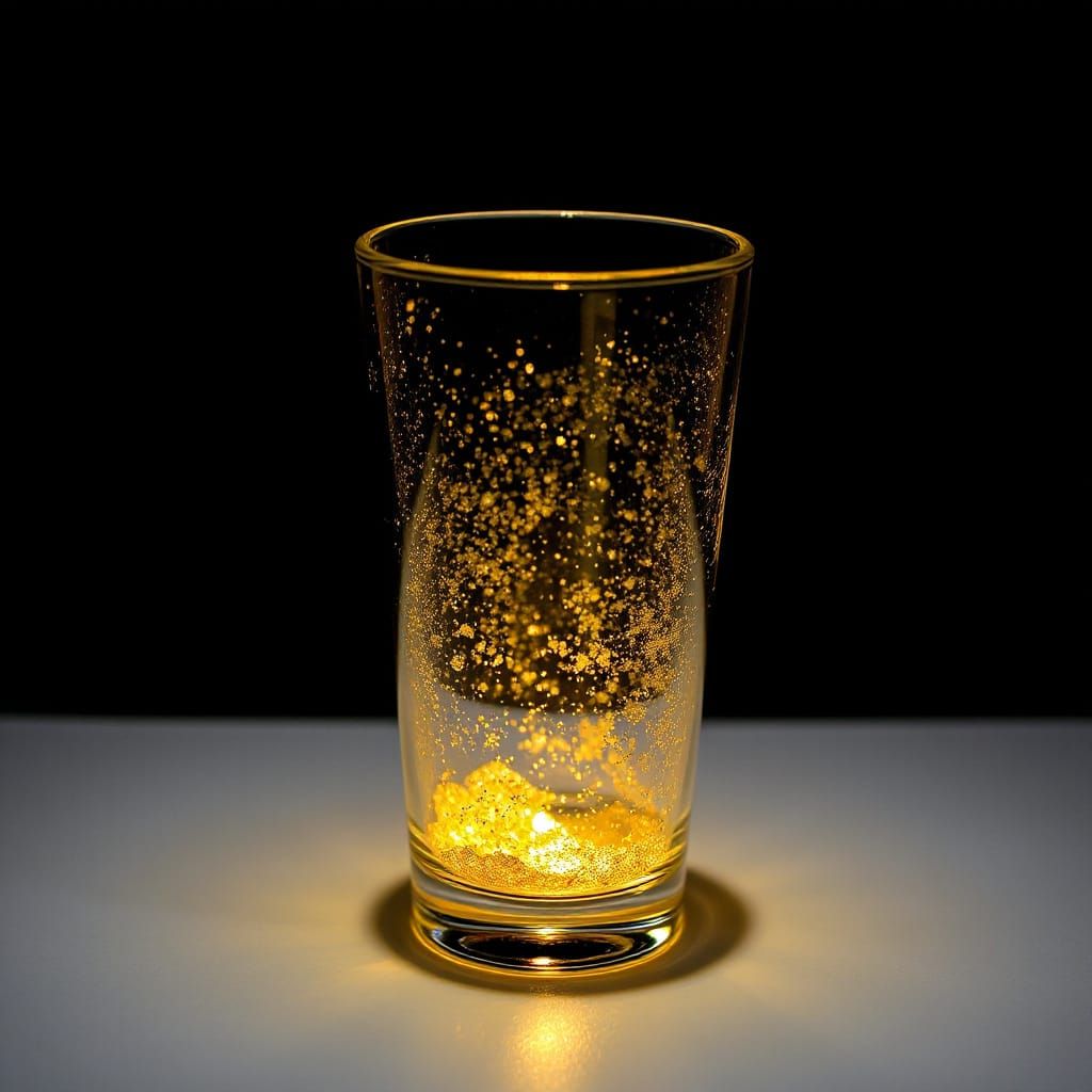 AI Generates Abstract Imagery of Light and Reflection