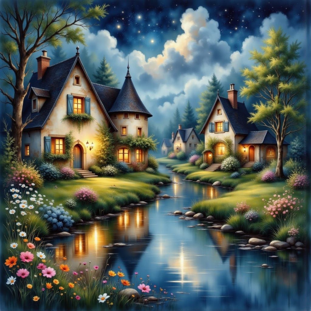 Cozy country village