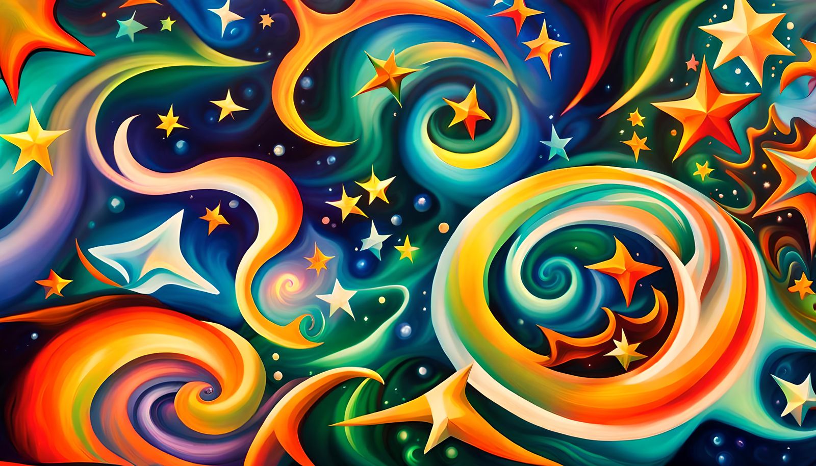 Iridescent Stars in Electromagnetic Plasma Maelstrom