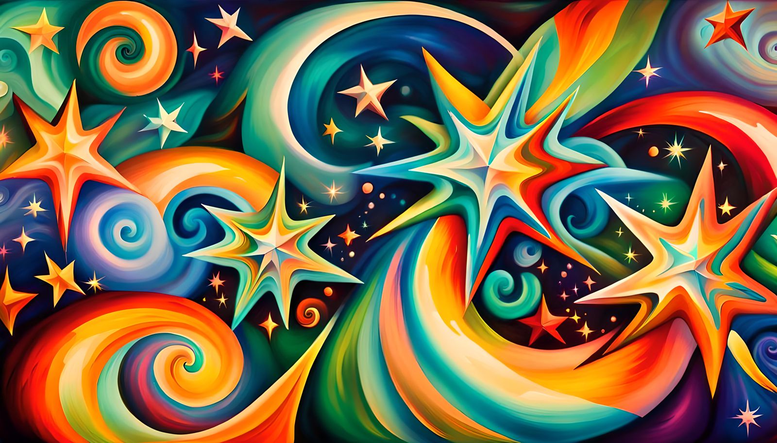 Iridescent Star Cluster in Electromagnetic Jelly Plasma