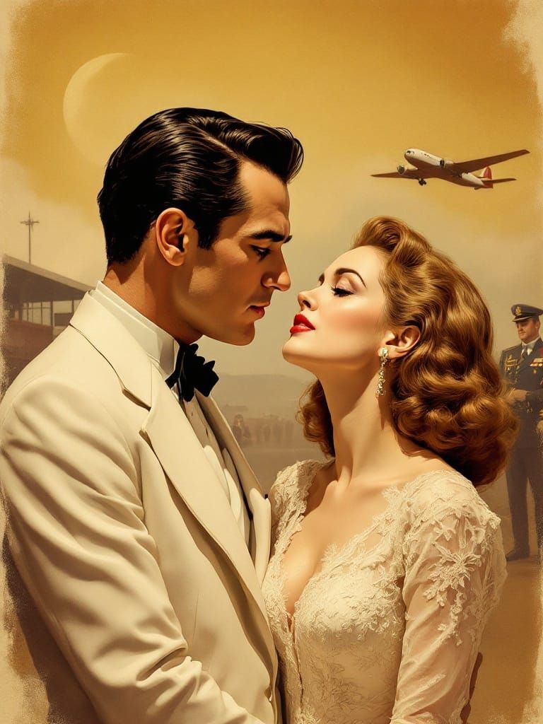 Classic Hollywood Glamour: Rick and Ilsa's Melancholic Momen...