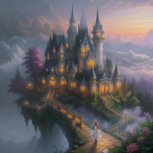 Ethereal Princess Displays Superpower in Fantasy Setting