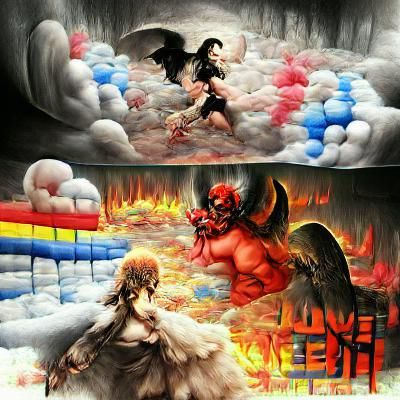 Epic Battle Between Heaven and Hell