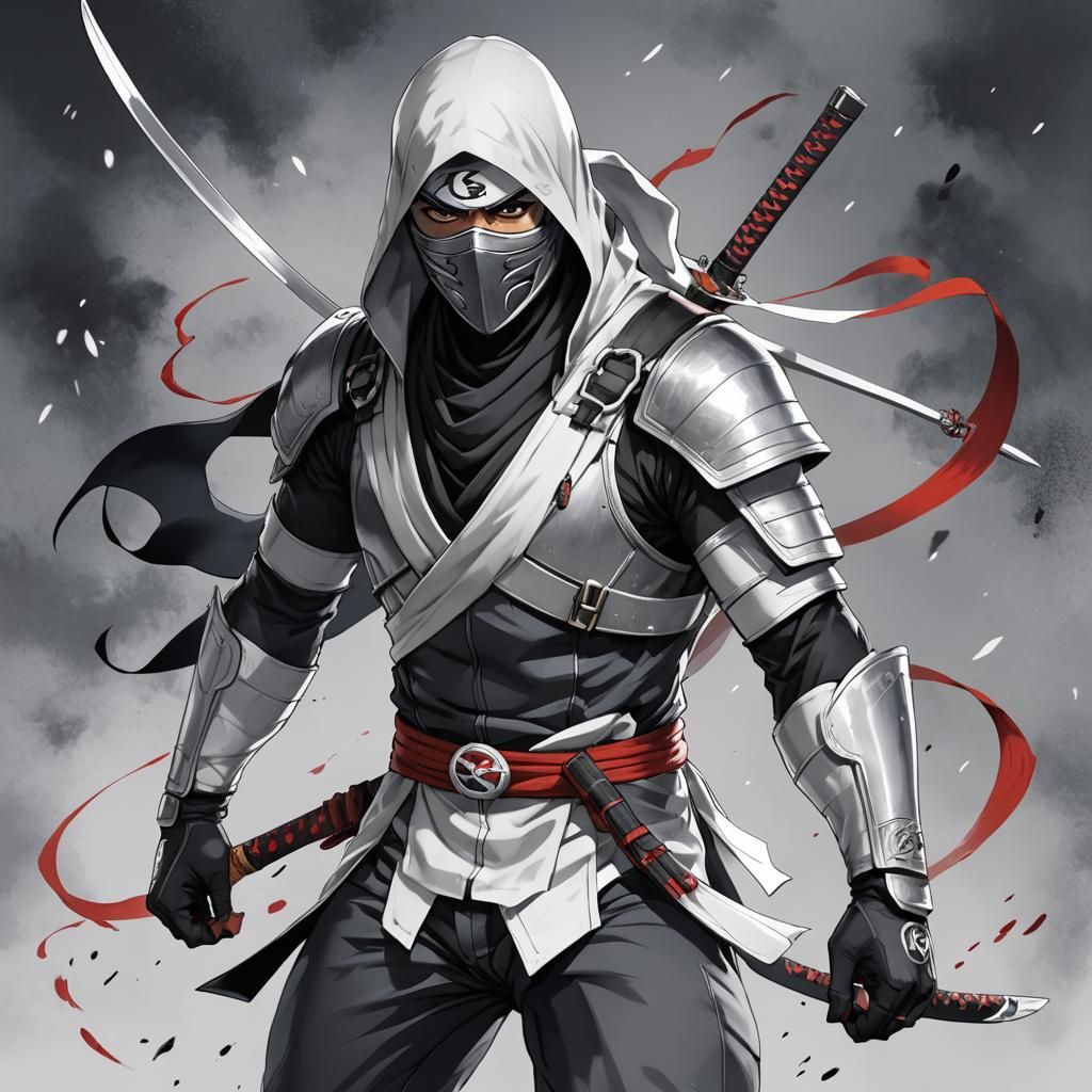 Ninja in Anime Style Costume