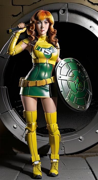 April O'Neil: Teenage Mutant Ninja Turtle Shield