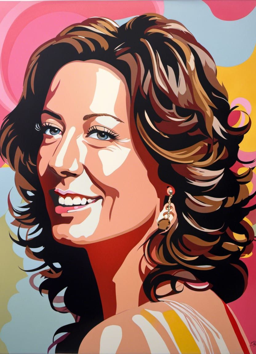 Gouache Portrait Painting