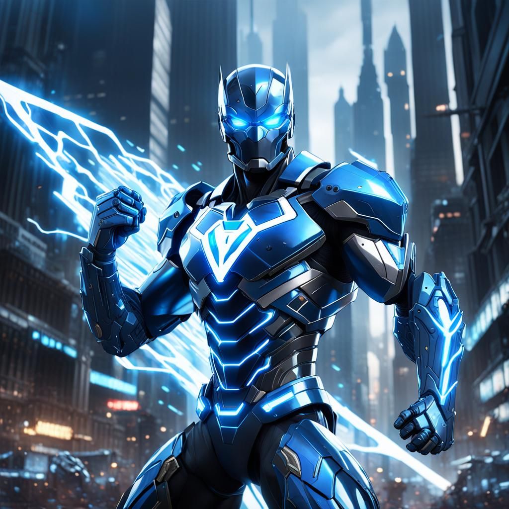 Electric Pulse Superhero
