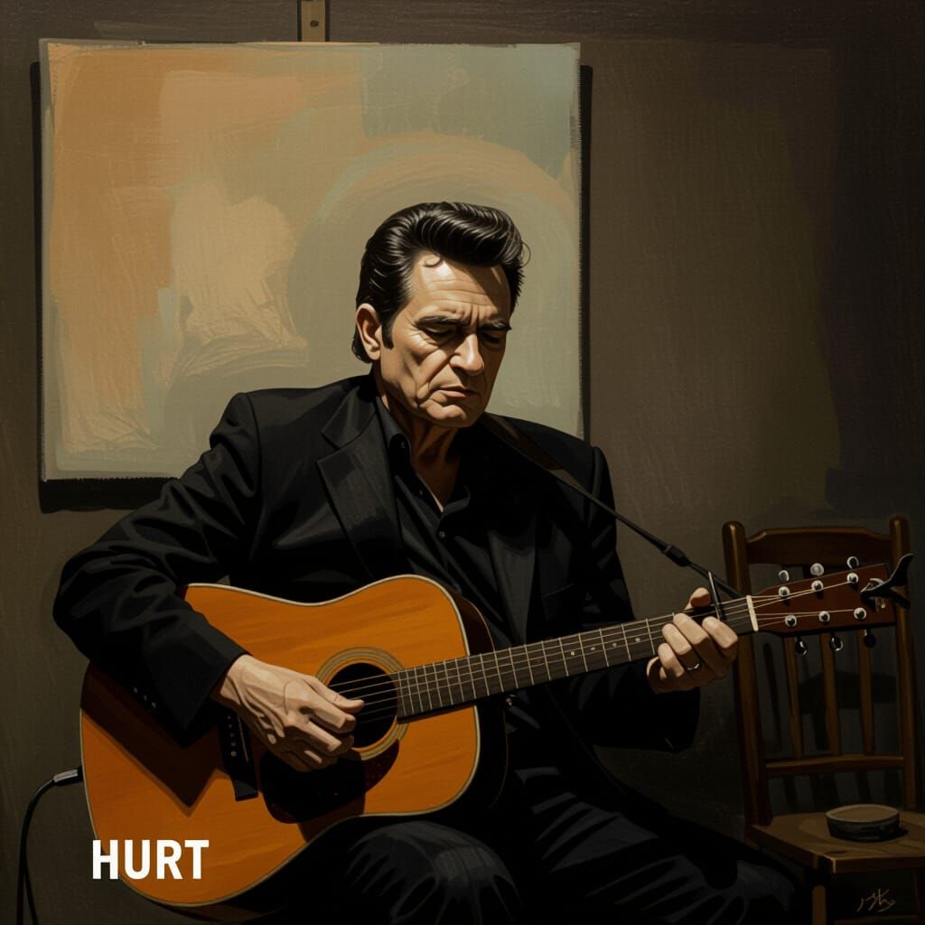 Johnny Cash Sings "Hurt": Atmospheric Portrait