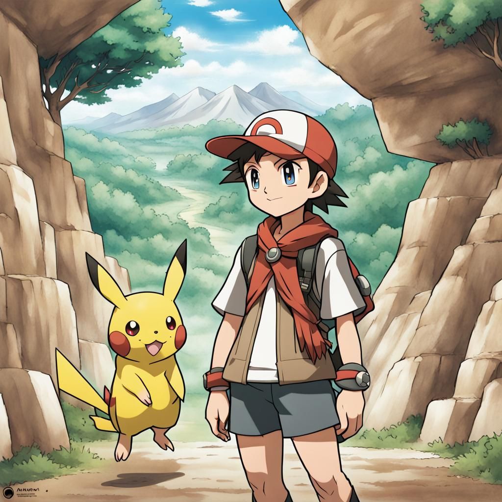 Anasazi Pokémon Trainer in Anime Style