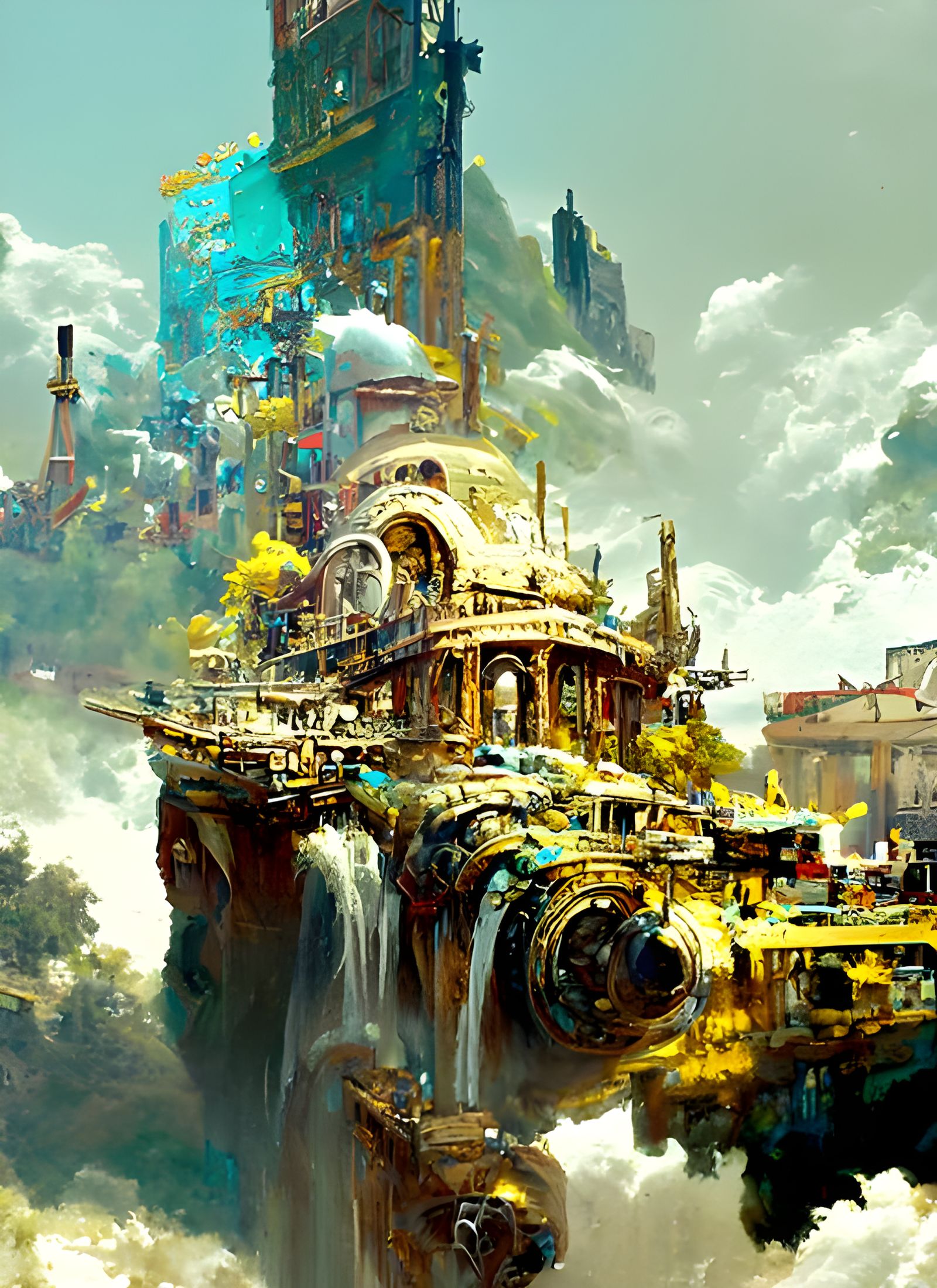 Steampunk Cliff City