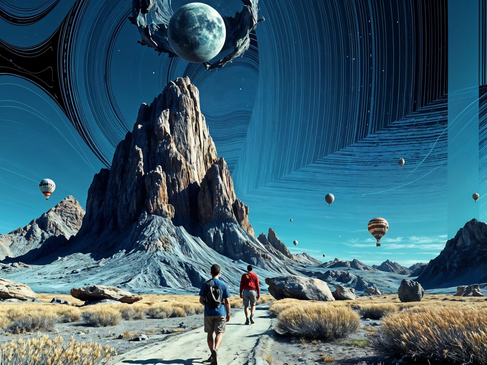 Abstract Evolving Patterns in Corrupted Landscapes