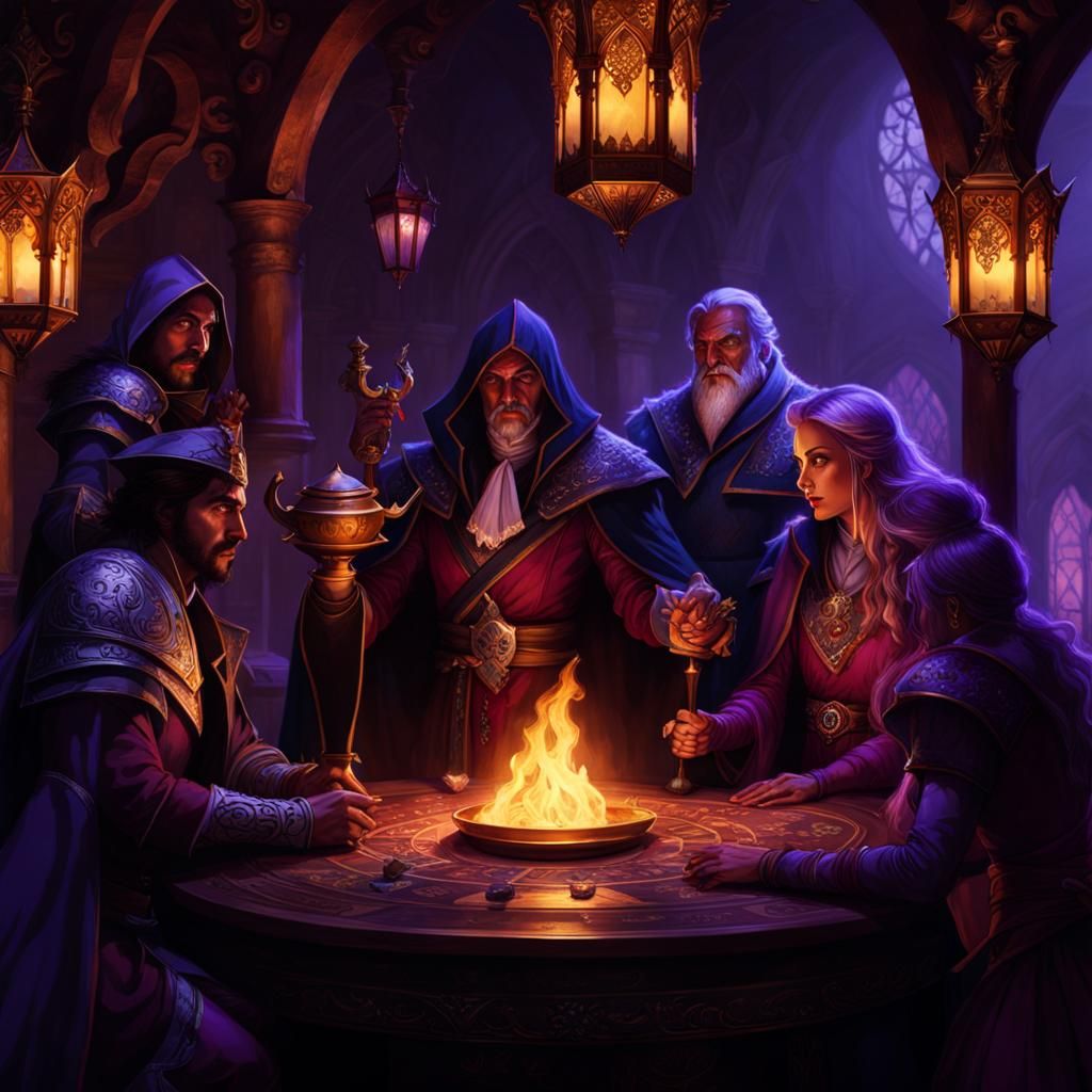 Shadowed Adventurers Learn Their Fortune in Dark Fantasy