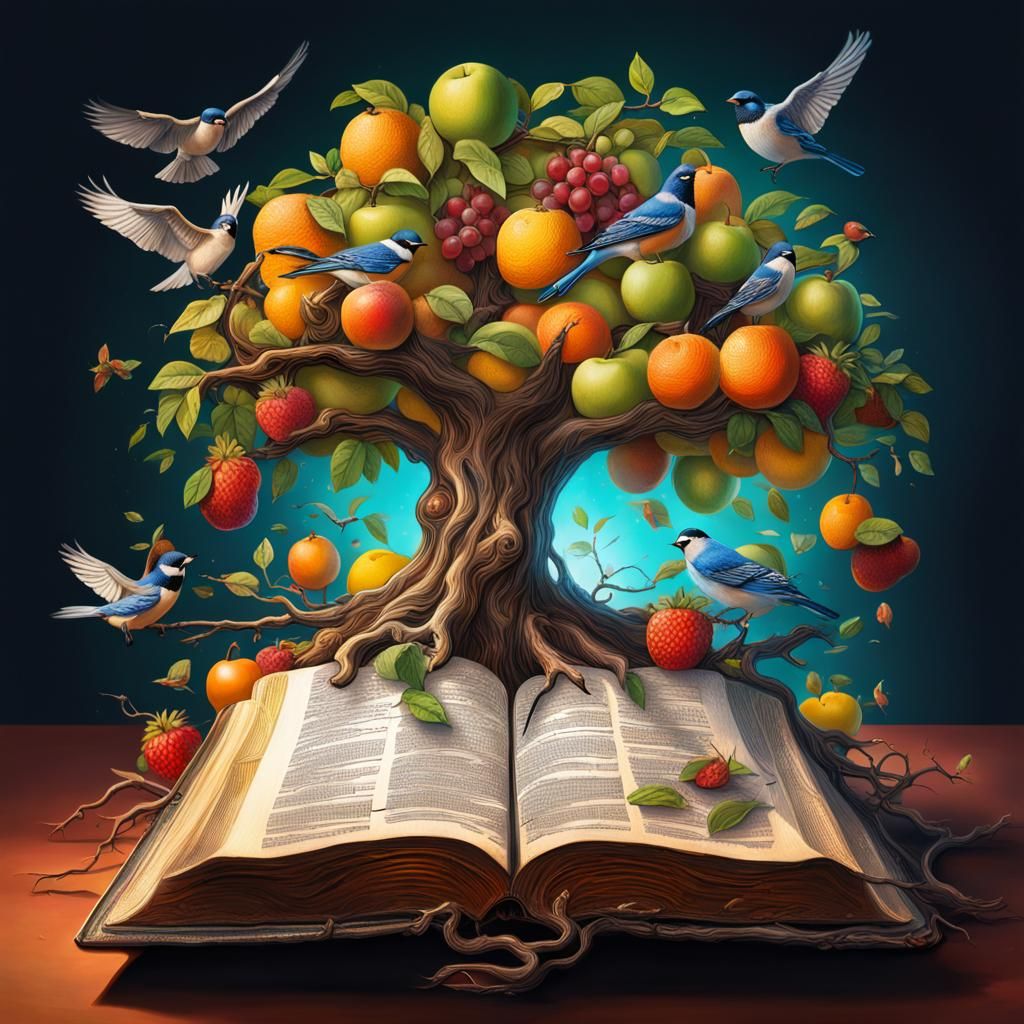 Hyperrealistic Tree of Life Concept Art