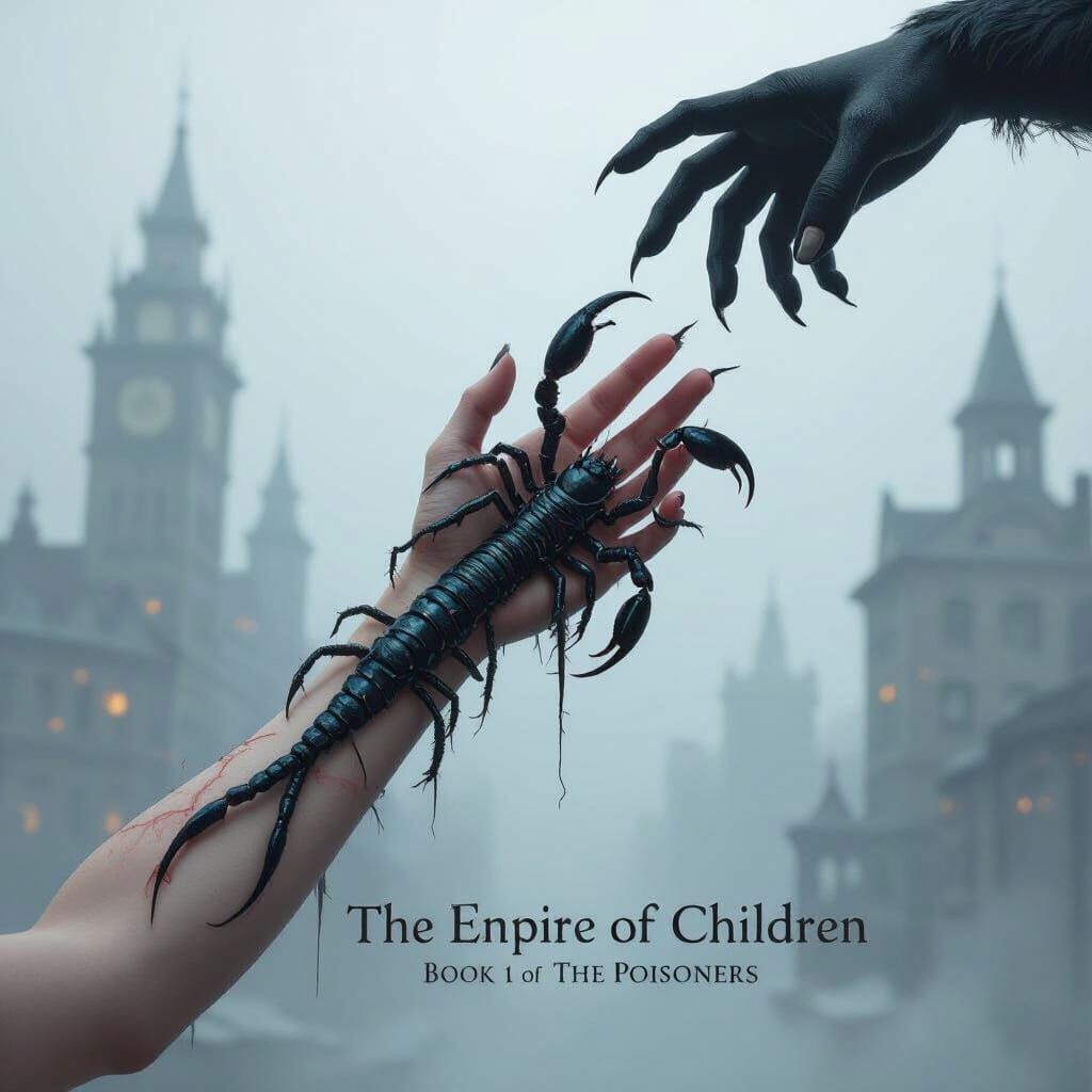 Scorpion Claws Emerge From Split Forearm in Arctic Fog