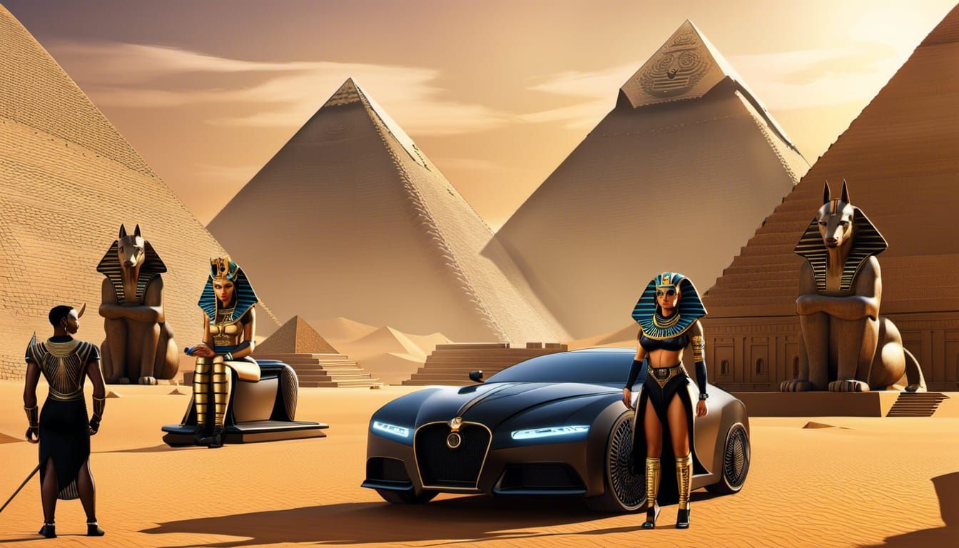 Cyberpunk Egypt: Gods and Pyramids in Neo-Future