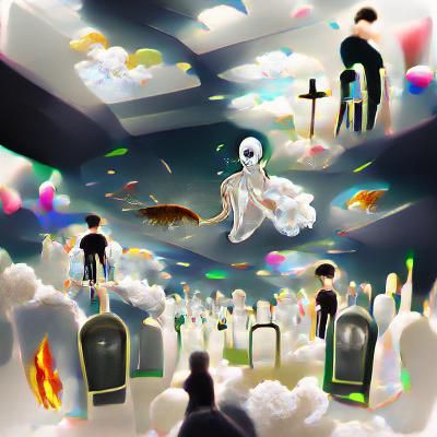Abstract Afterlife Concept Art
