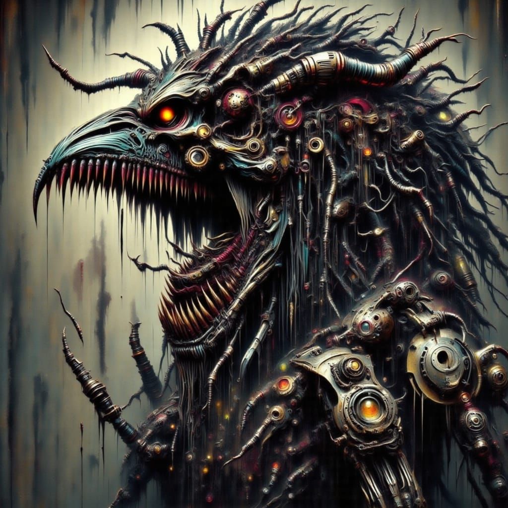 Cyberpunk Fae Prince Shapeshifts into Crow