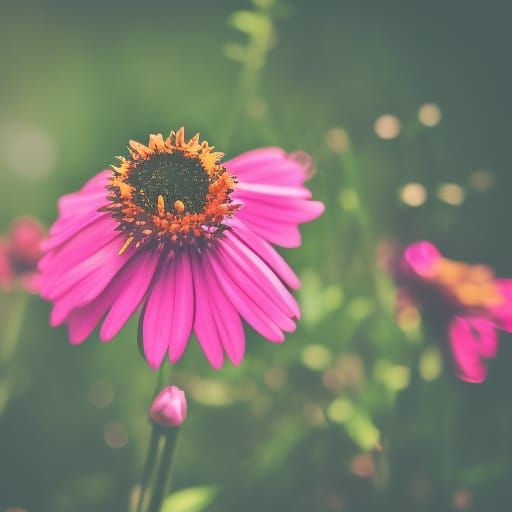 Futuristic City Atop a Flower: Professional Photography