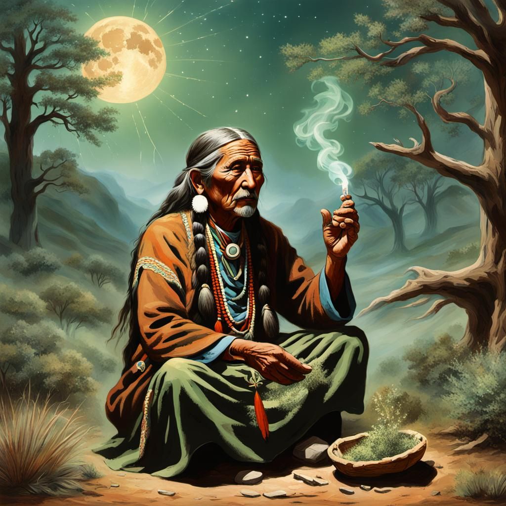 Sage Summons Native Ancestral Spirits