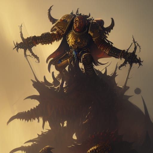 Warhammer 40K Dark Fantasy Concept Art