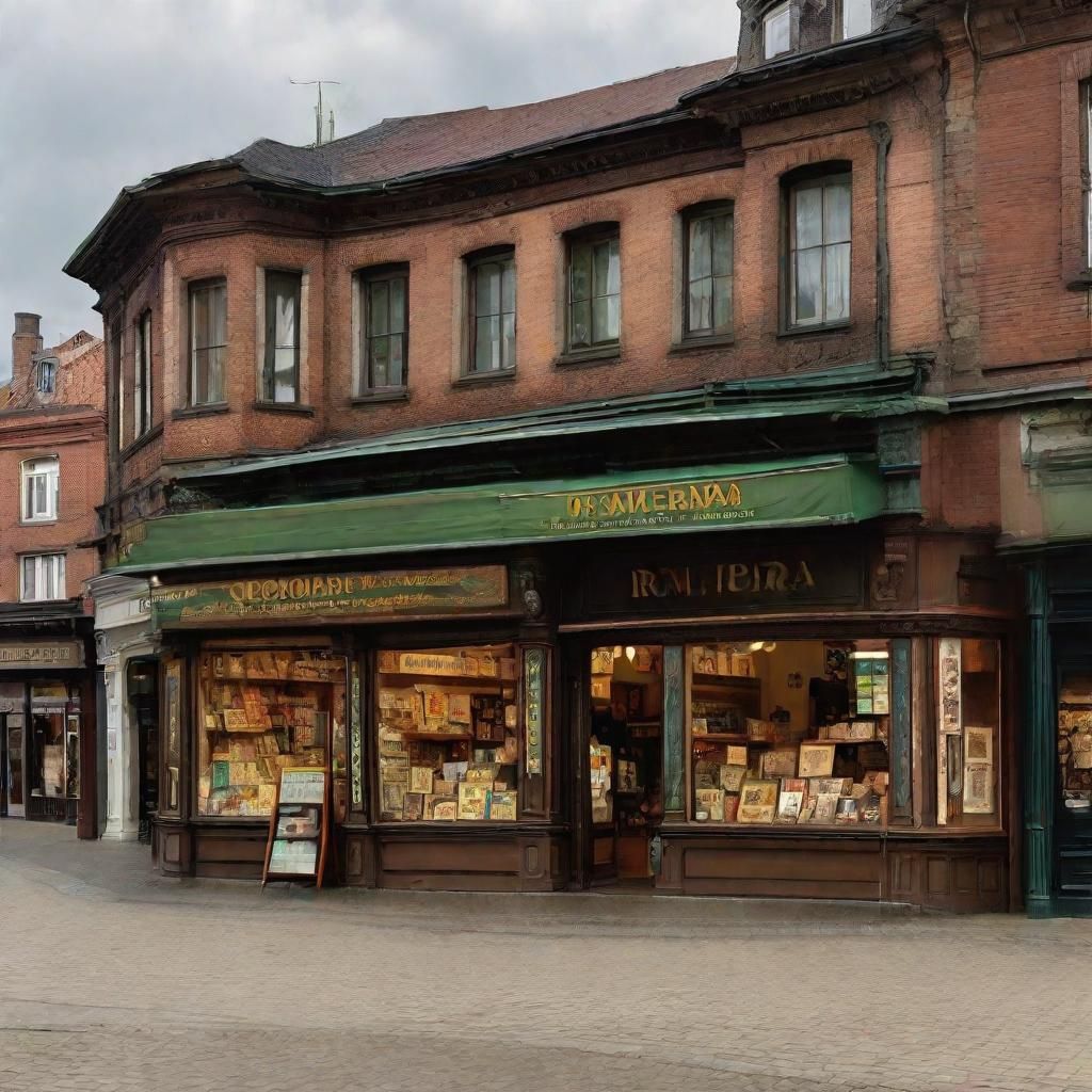 Austere Neighborhood Storefronts Inspired by Artistic Master...