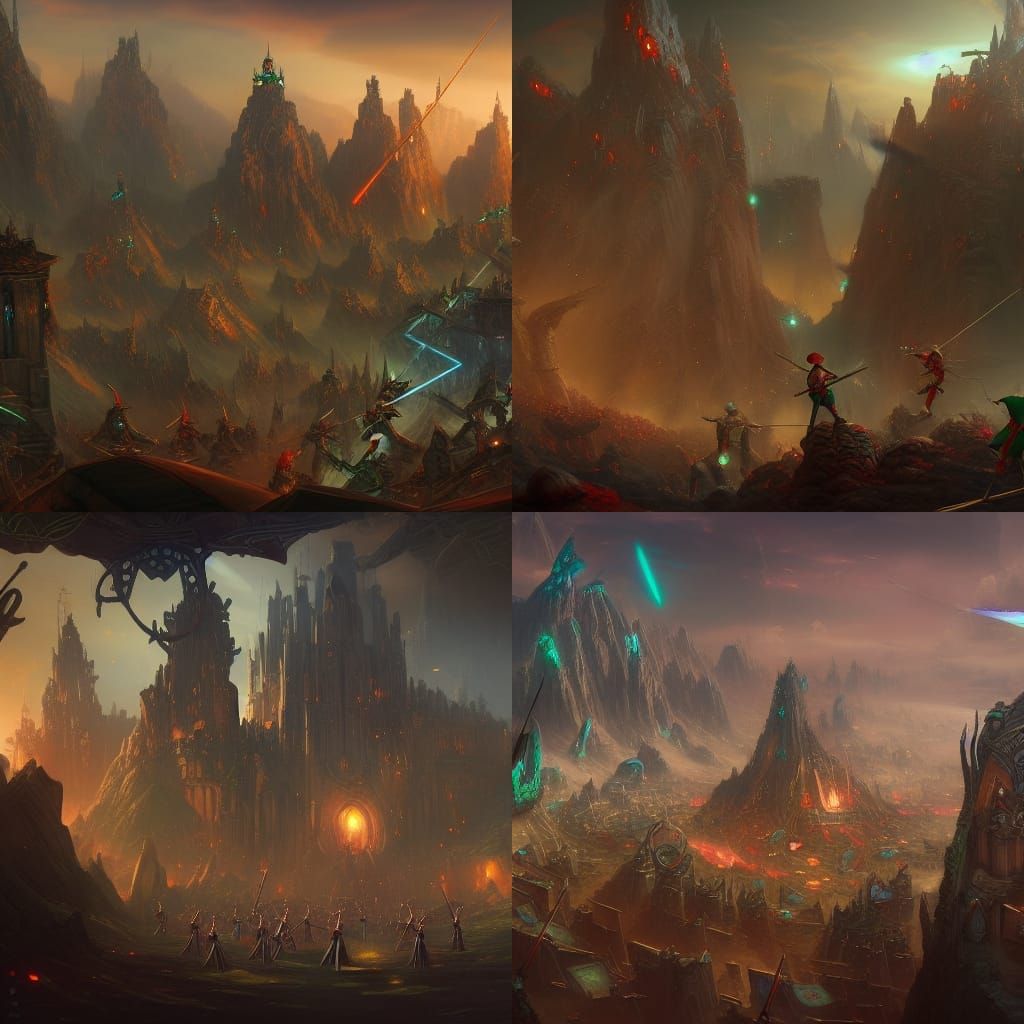 Elves vs Robots, set 5-8