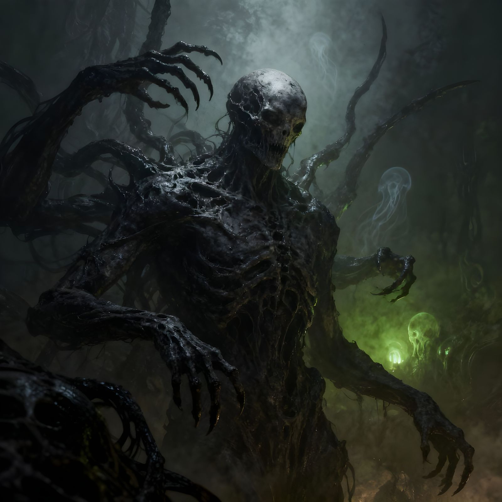 Sinister Abstract Horrors & Grotesques in Death Metal Art St...