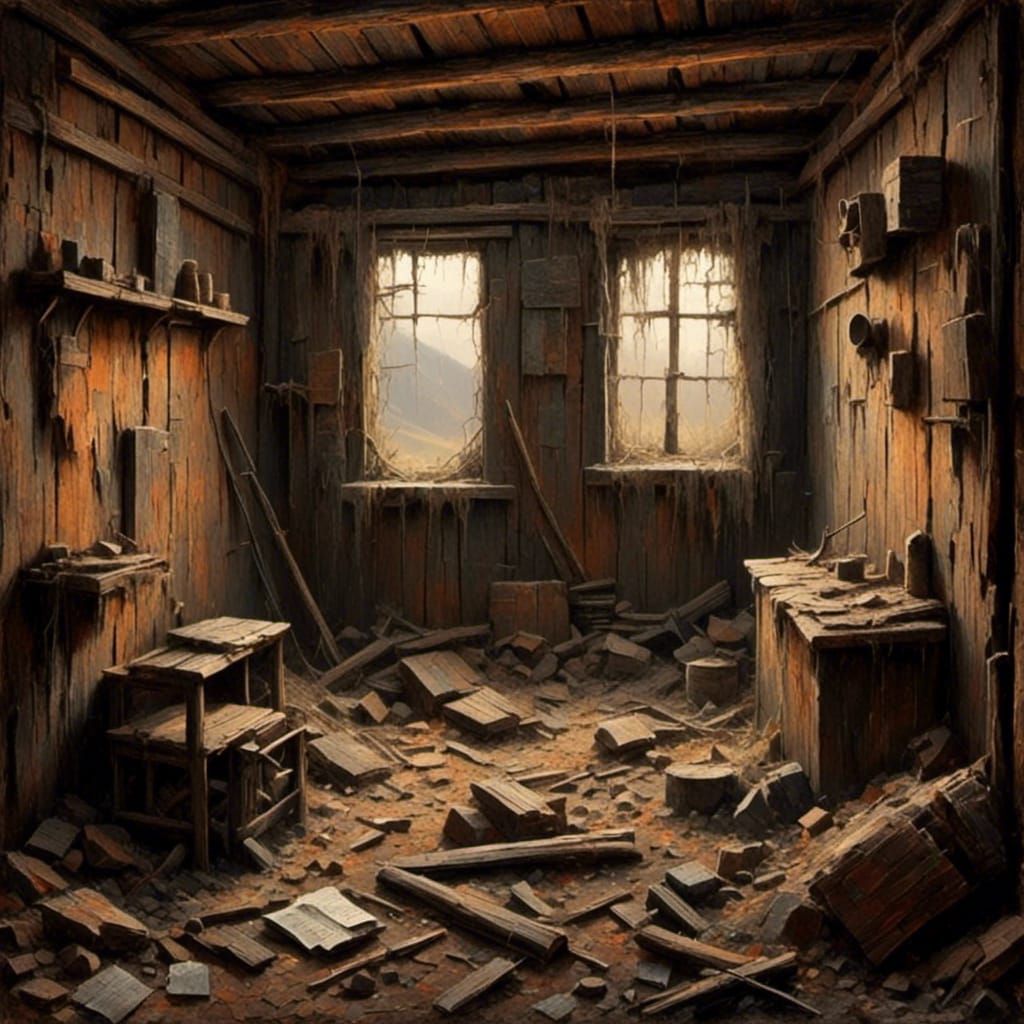 Picturesque Antique Russian Gulag Cell