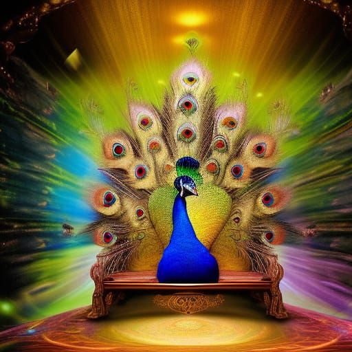 The peacock throne
