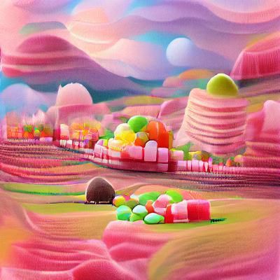 Sweet Candy Land Dreamscape