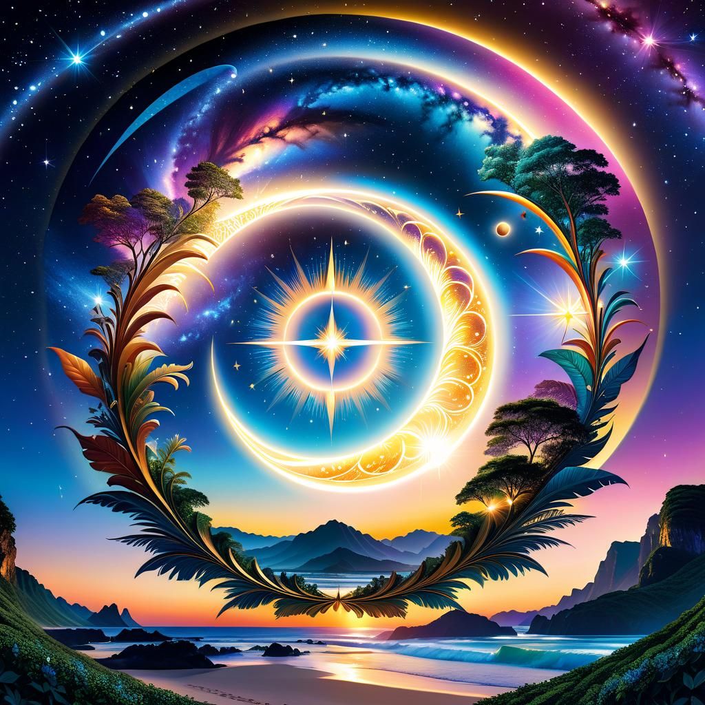 Ethereal Dream Tapestries in Surreal Collage Art