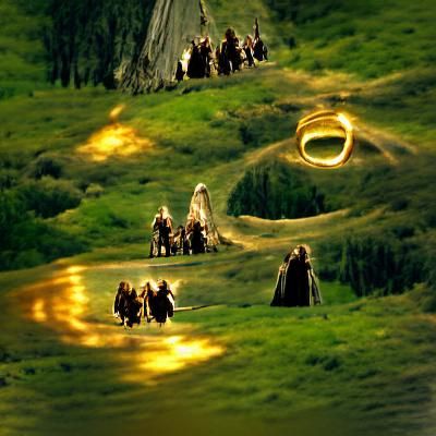 Lord of the Rings Inspired Landscape