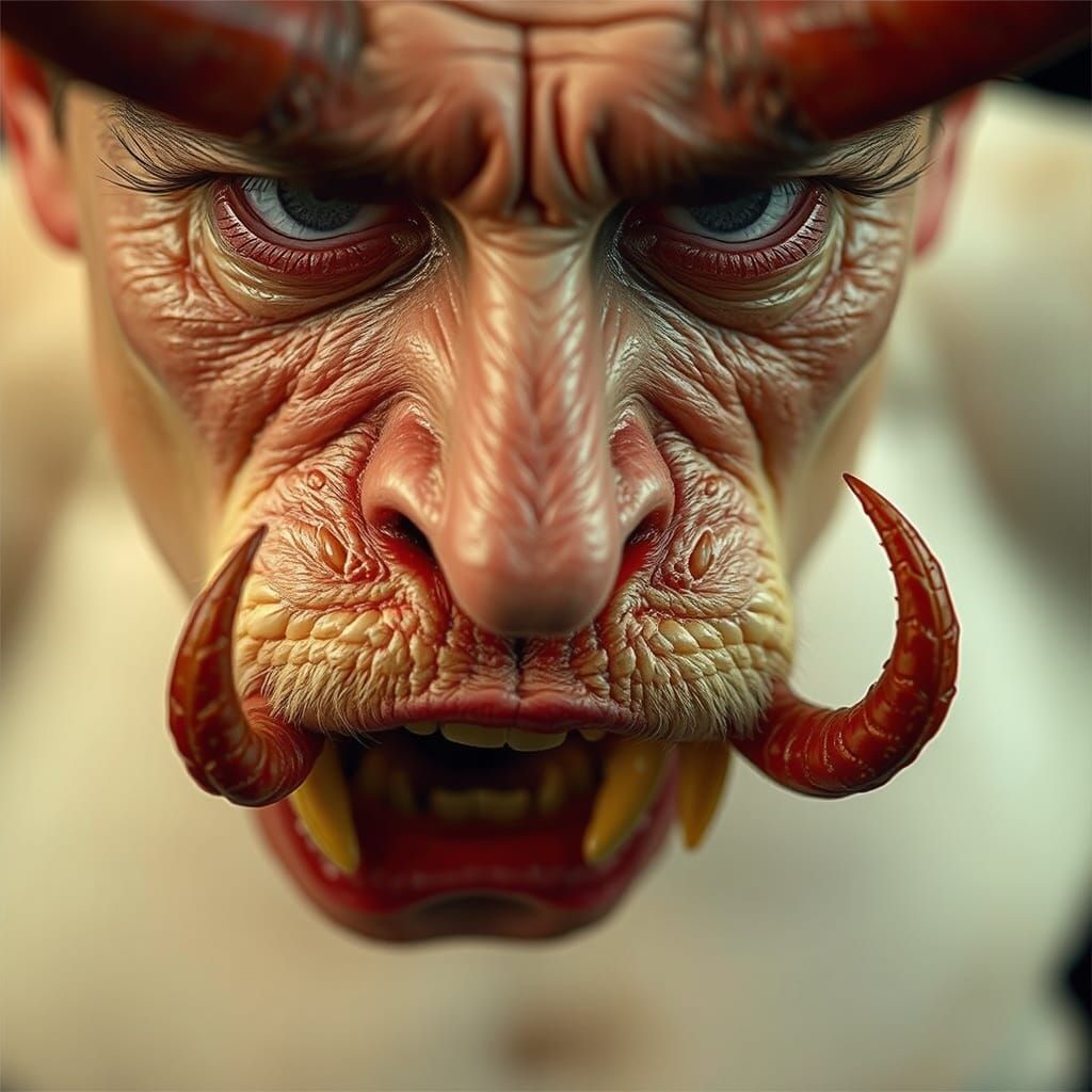 Humorous Beast Macro Photography in Style of Egon Schiele