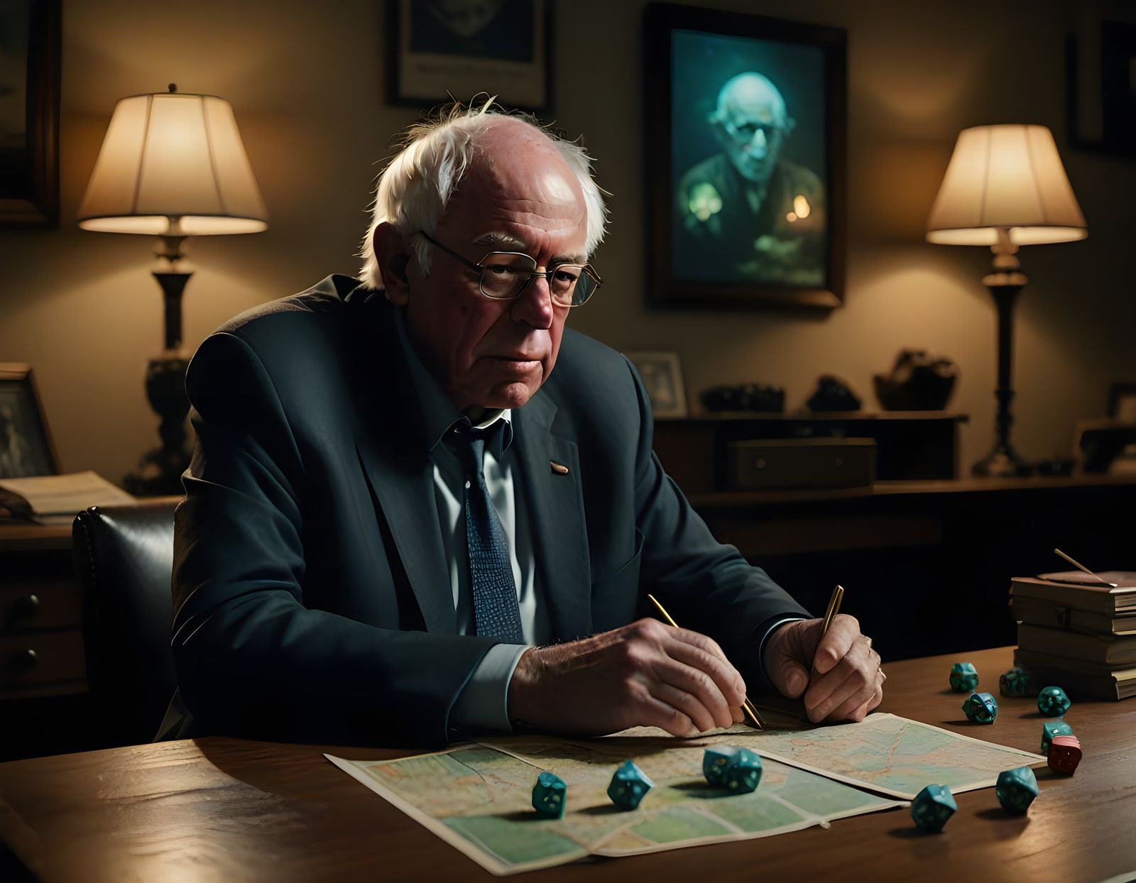 Dungeon Master Bernie Sanders: A Cinematic Vision
