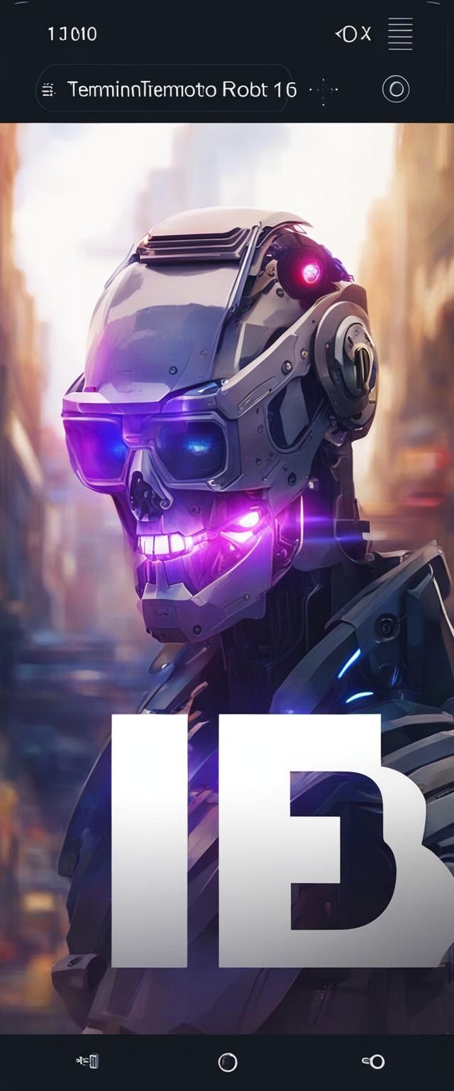 Menacing Terminator Robot