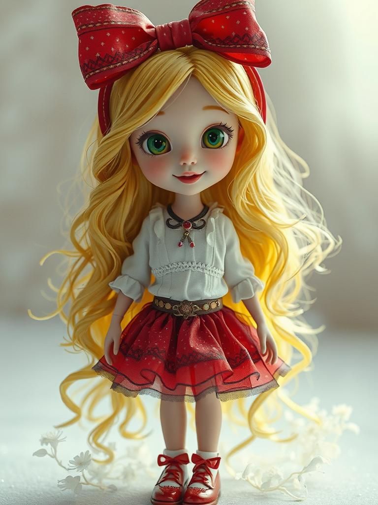 Whimsical Anime Scene in Hyperrealistic 3D Digital Art